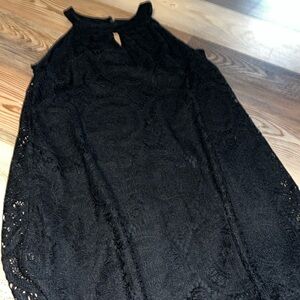 Black lace dress